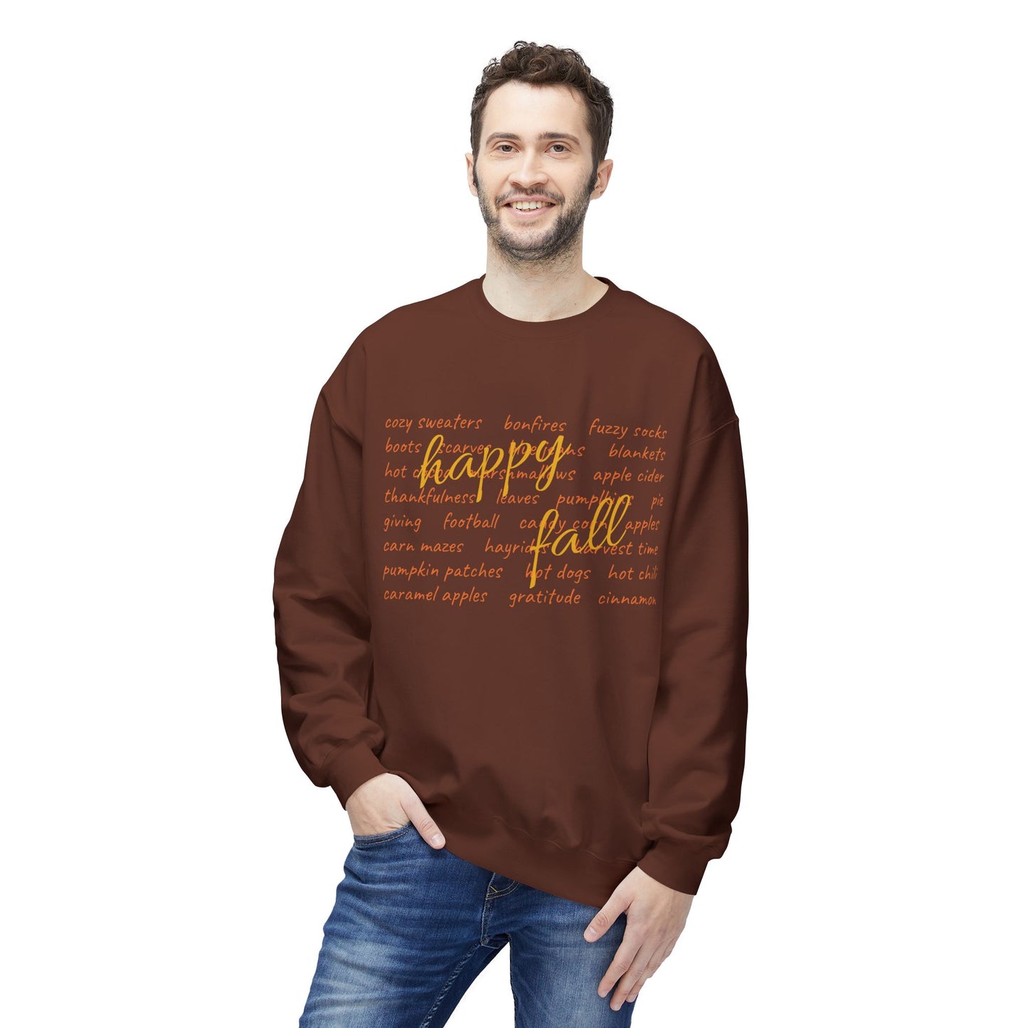Happy Fall Softstyle Fleece Sweatshirt