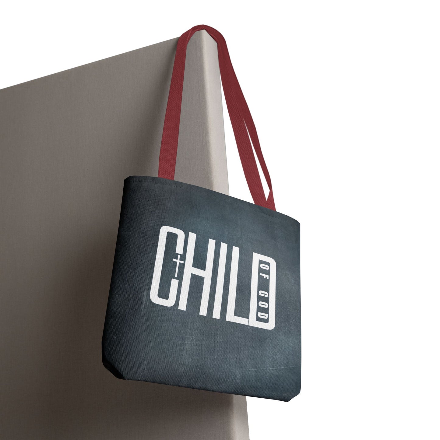 Child of God Blue Tote Bag