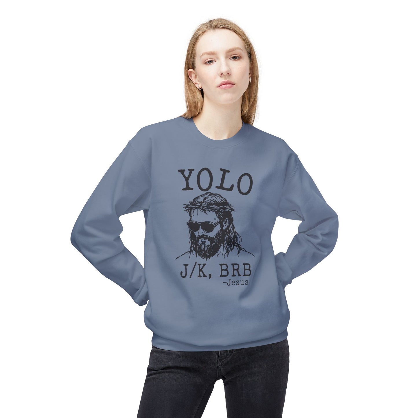 BRB Jesus Soft Style Sweatshirt (Unisex)