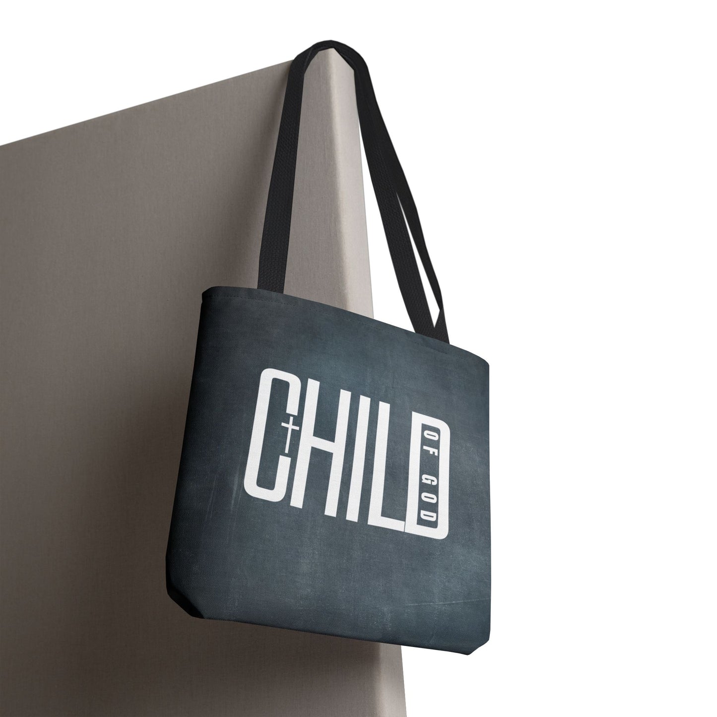 Child of God Blue Tote Bag