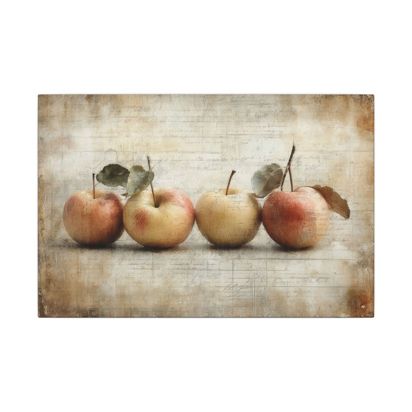 Farmhouse Apple Canvas Wall Art