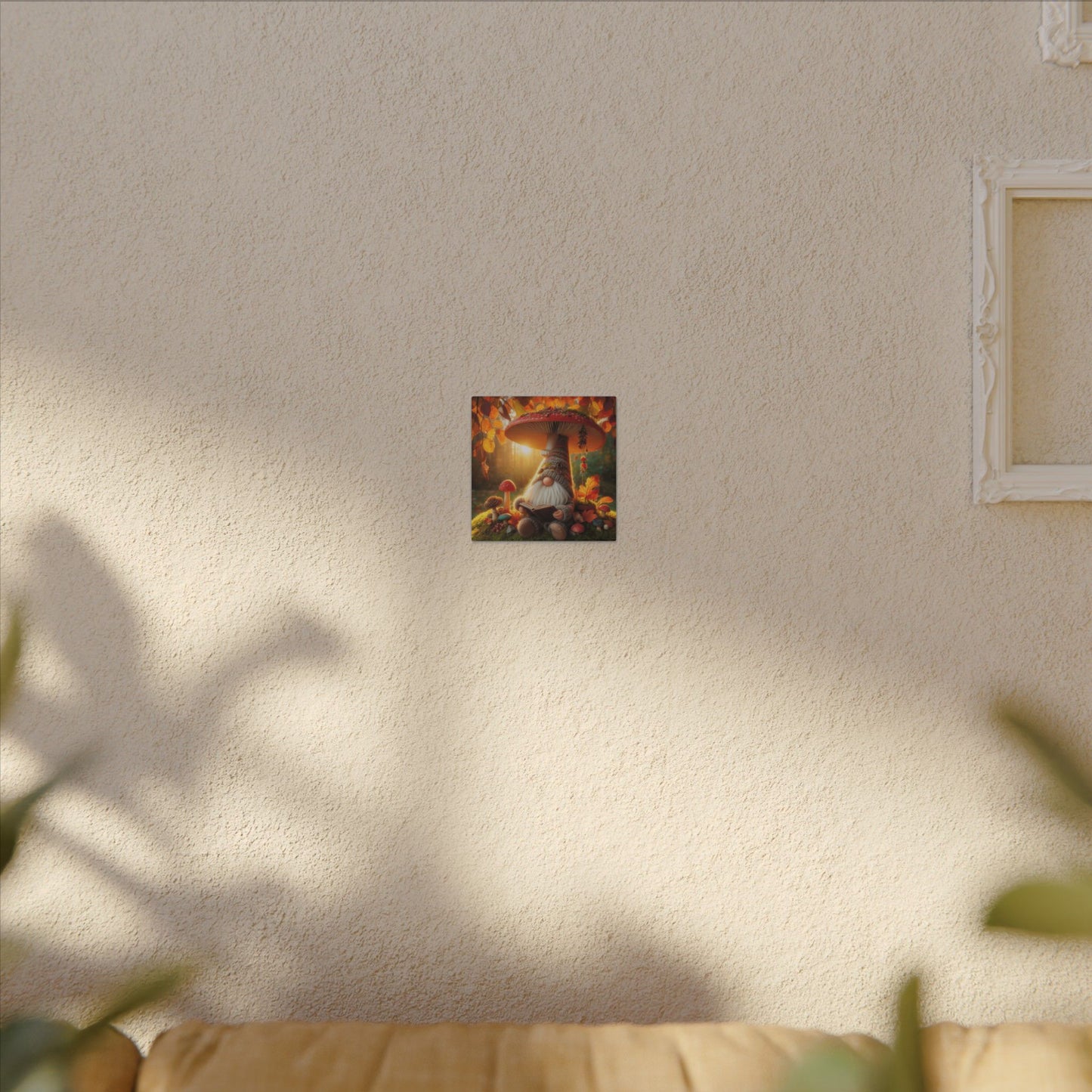 Autumn Gnome Canvas Wall Art