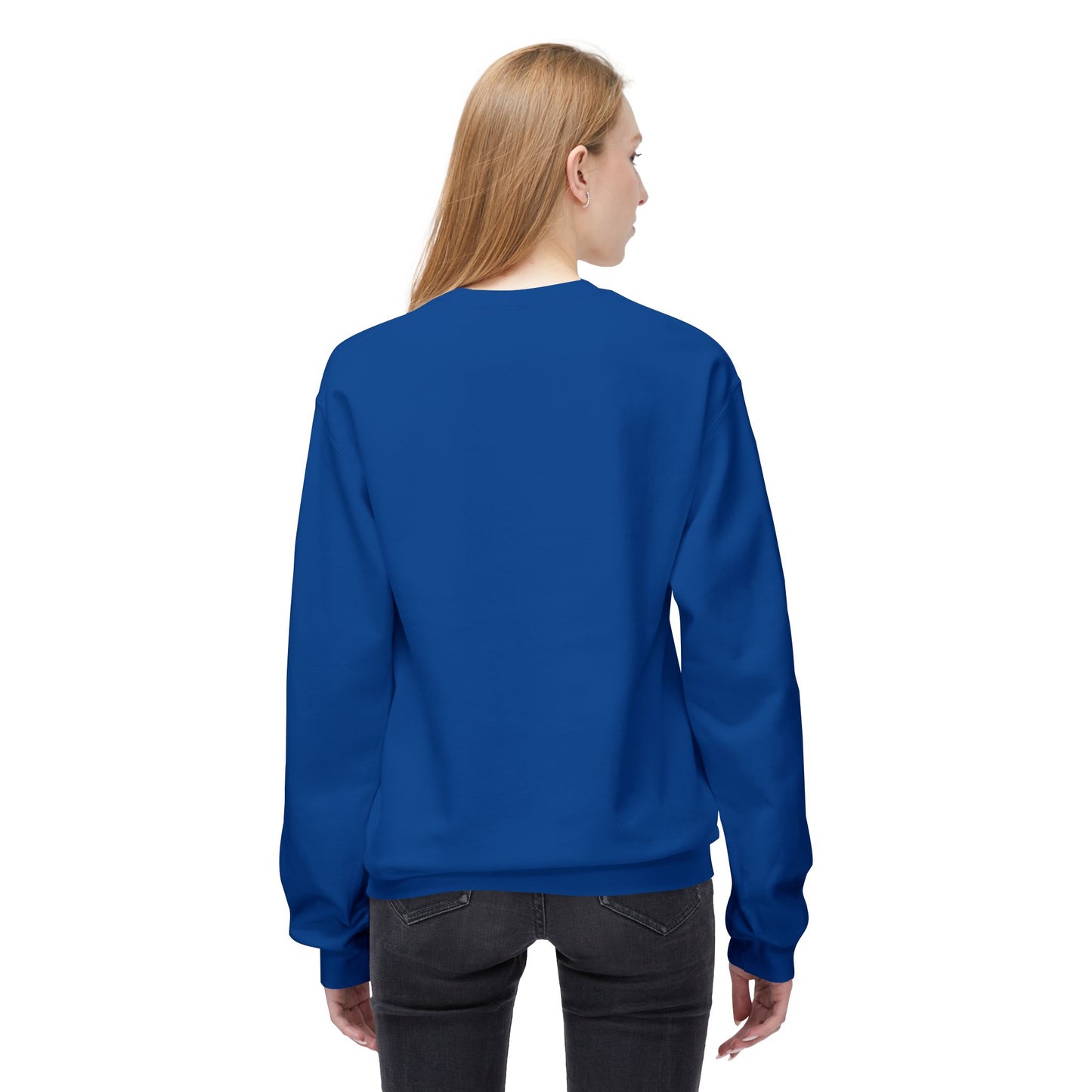 Patchwork Holy Ghost Midweight Softstyle Fleece Crewneck Sweatshirt