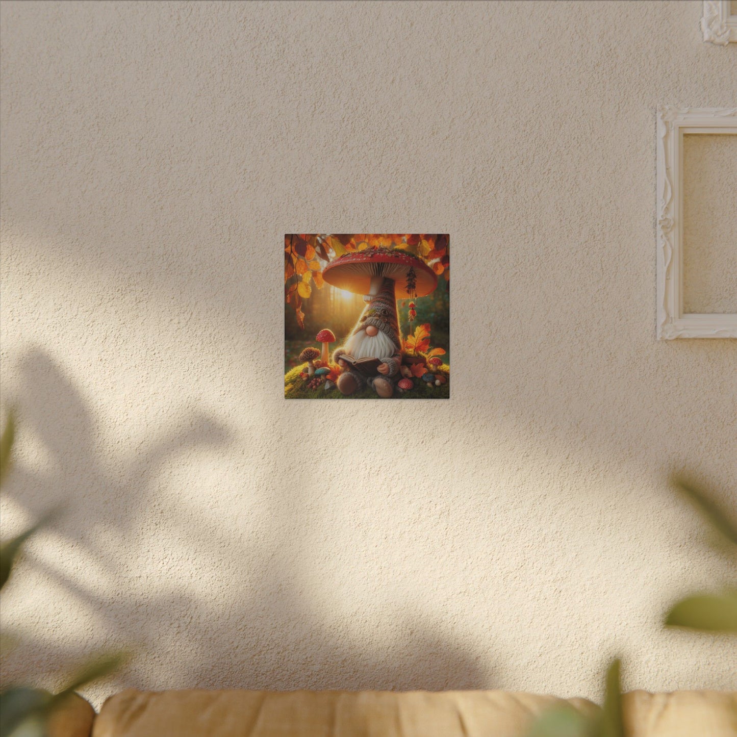 Autumn Gnome Canvas Wall Art