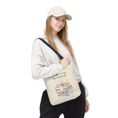 Books Are My Love Language Tote Bag