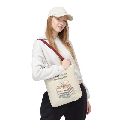 Books Are My Love Language Tote Bag
