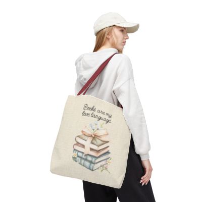 Books Are My Love Language Tote Bag