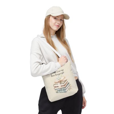 Books Are My Love Language Tote Bag