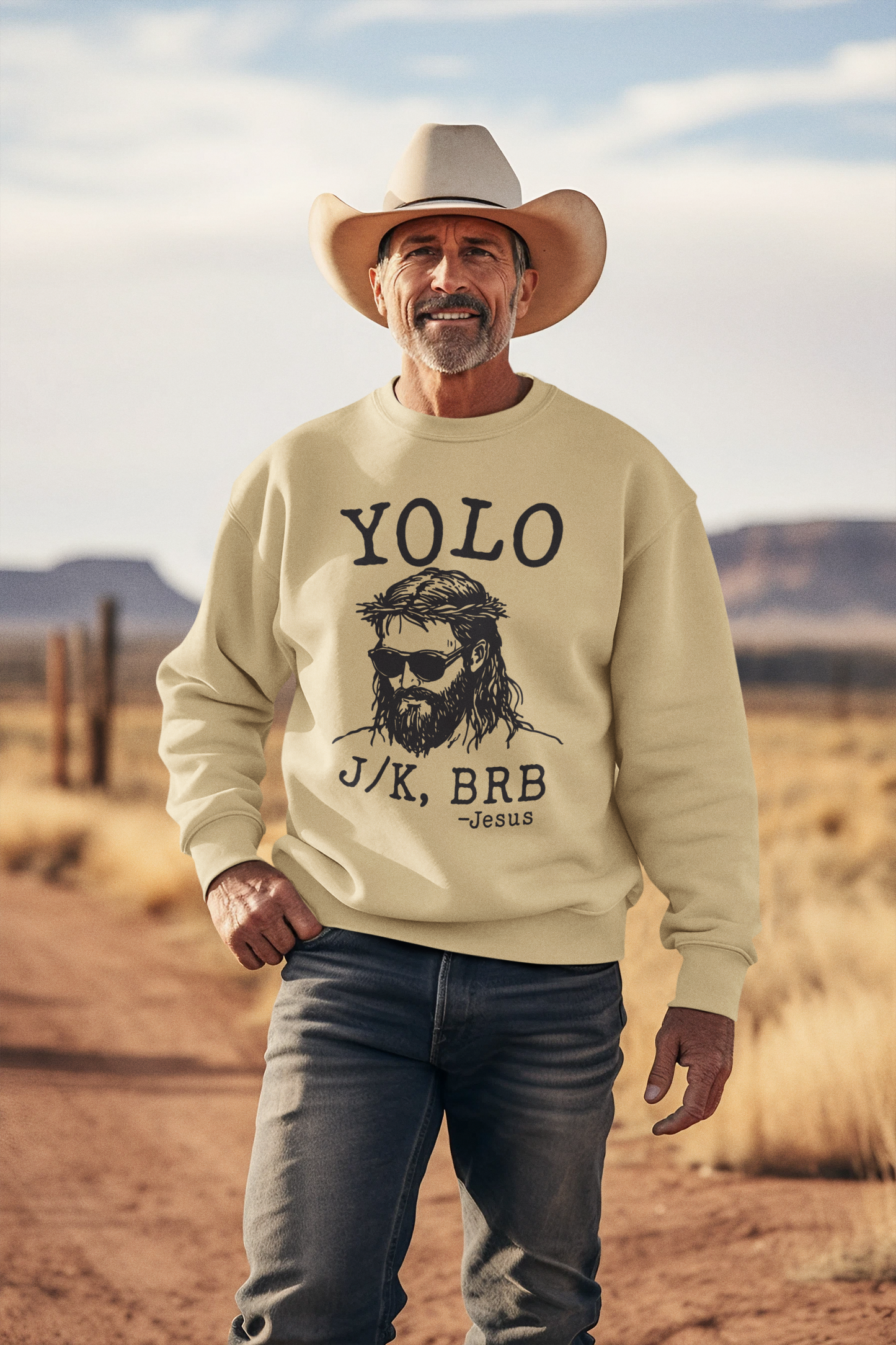 BRB Jesus Soft Style Sweatshirt (Unisex)