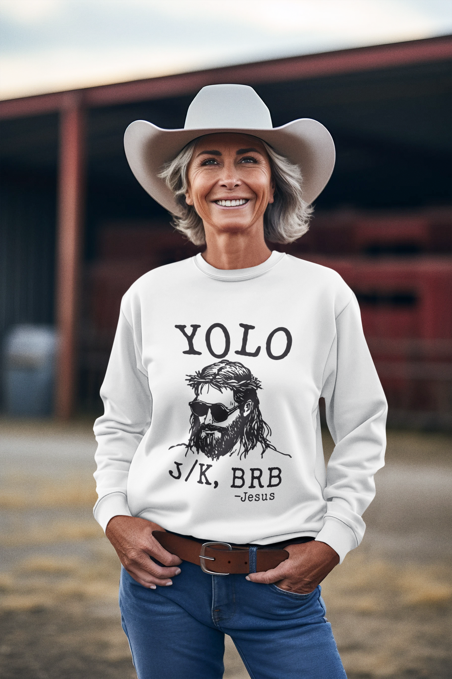 BRB Jesus Soft Style Sweatshirt (Unisex)