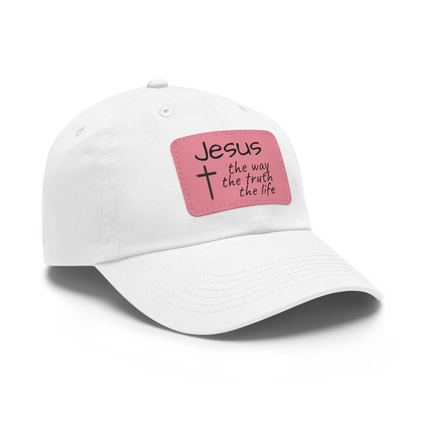 Jesus Is The Way- Cap with Leather Patch