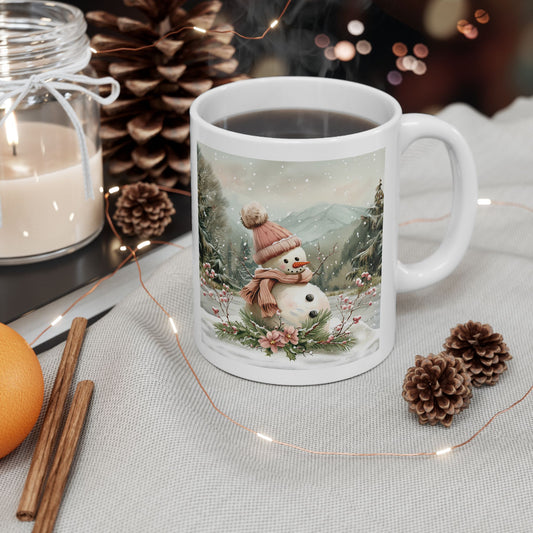 Snowman Series 11oz Coffee Mug Four