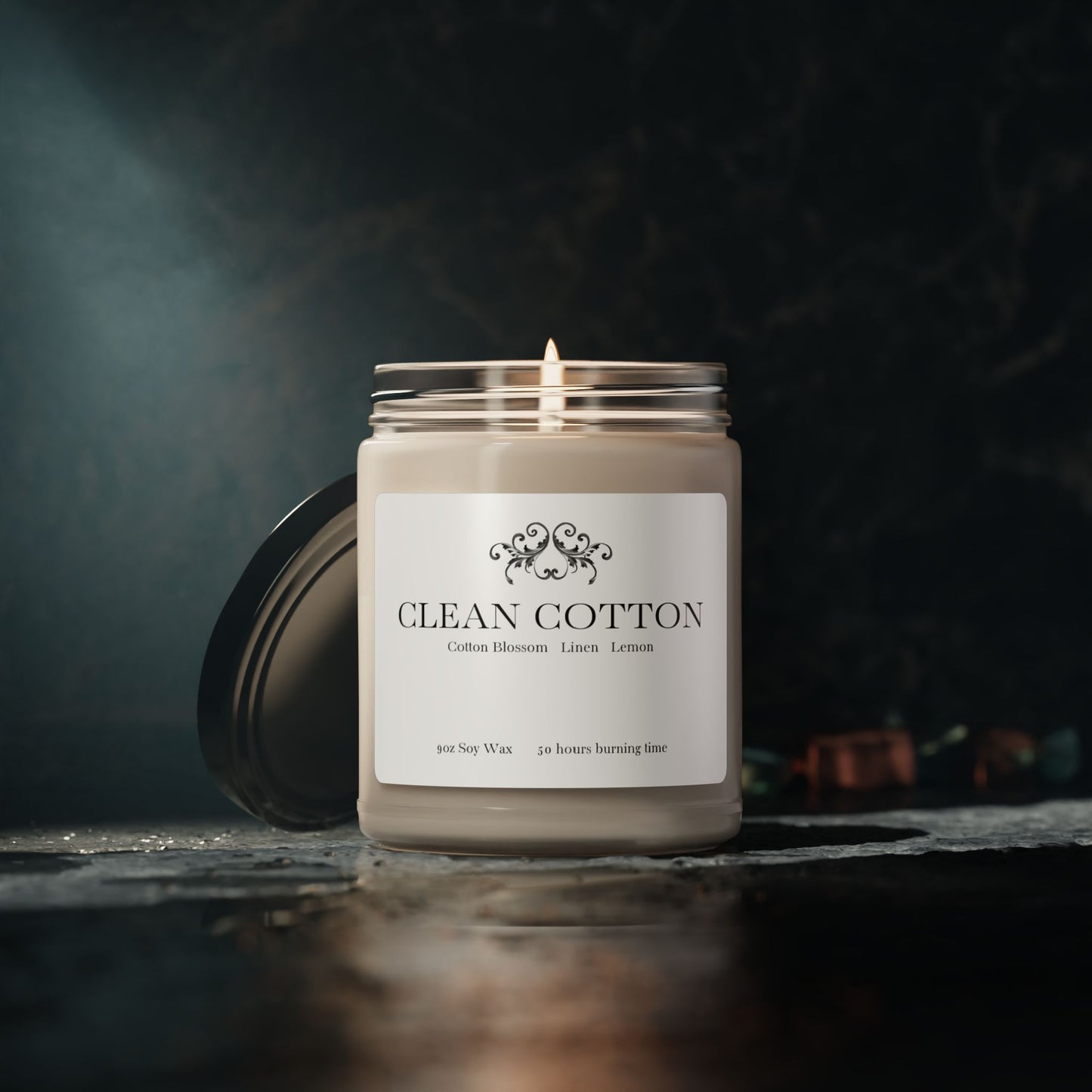 Clean Cotton 9oz Soy Wax Candle