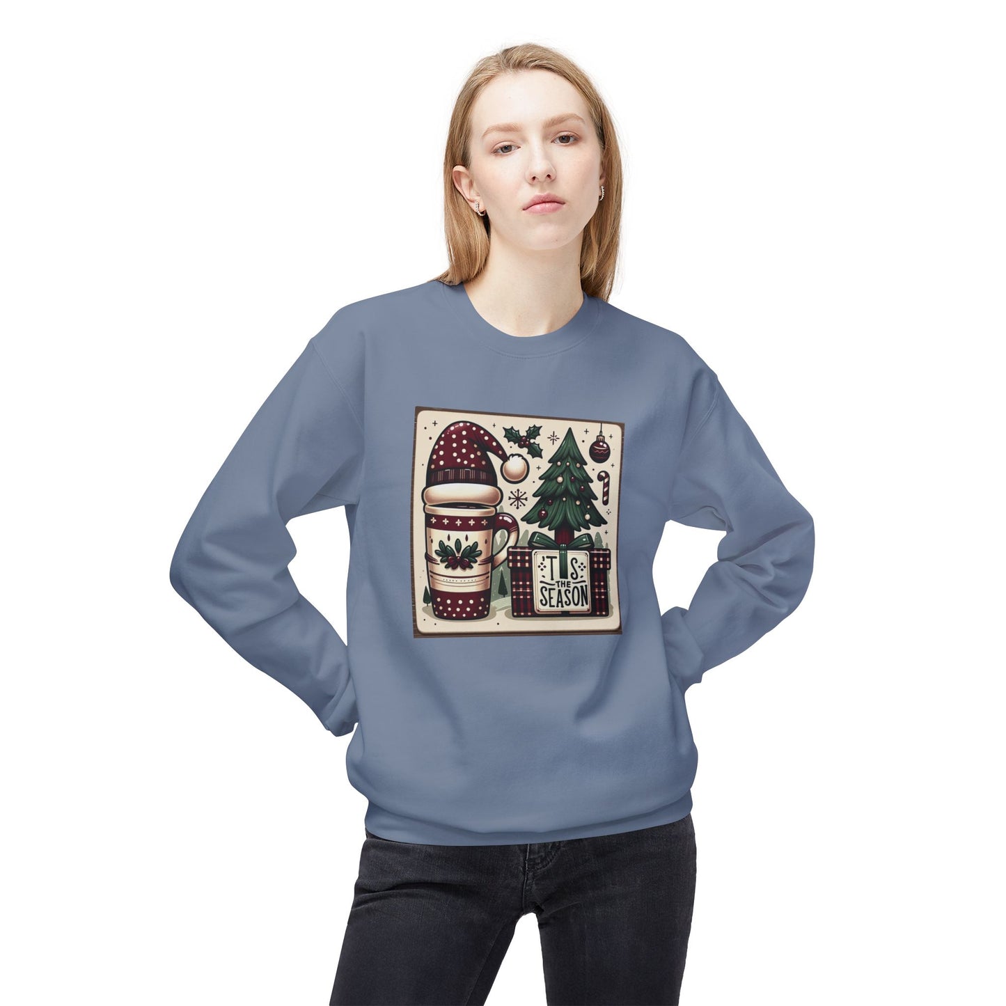 Tis the Season Christmas Softstyle Fleece Sweatshirt