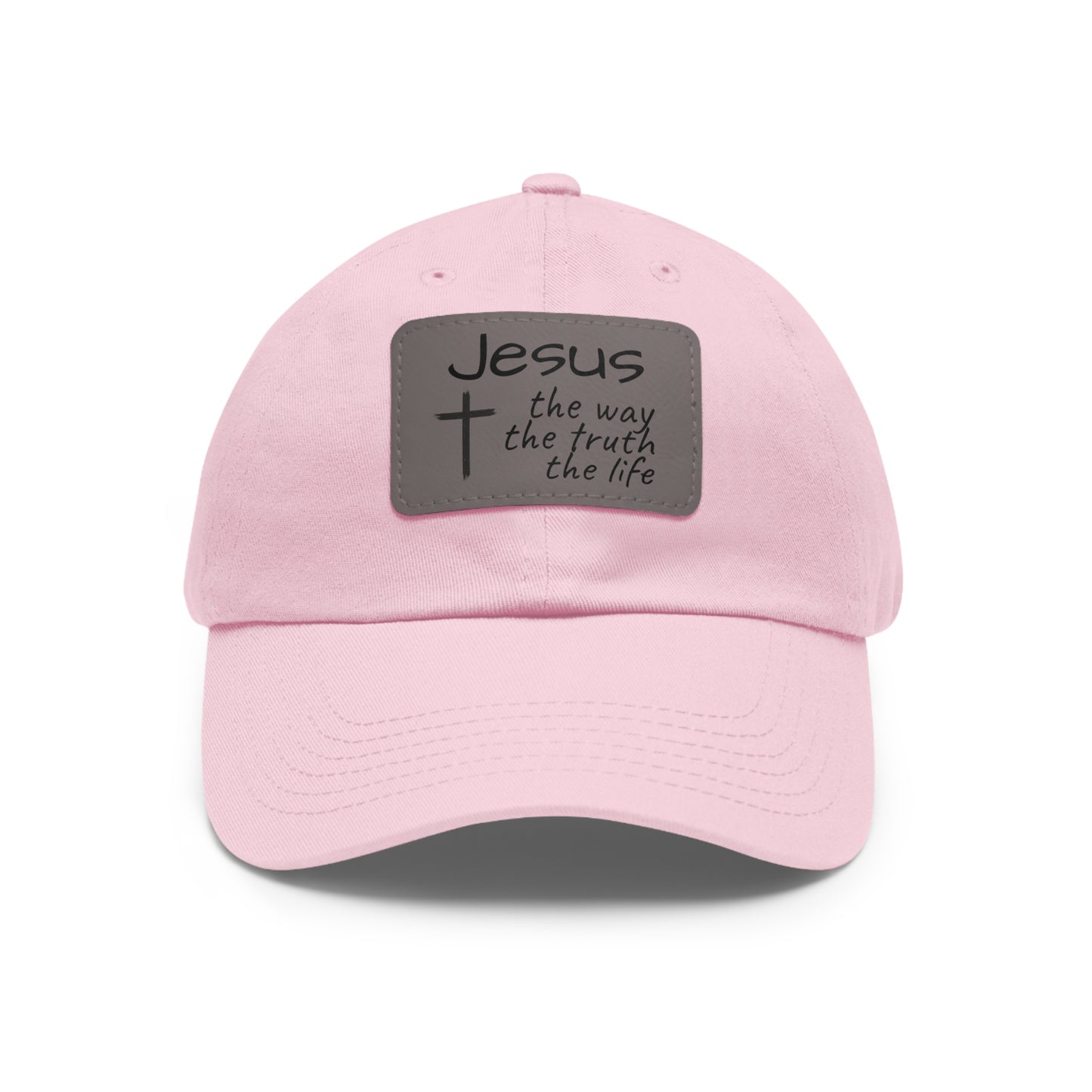 Jesus Is The Way- Cap with Leather Patch