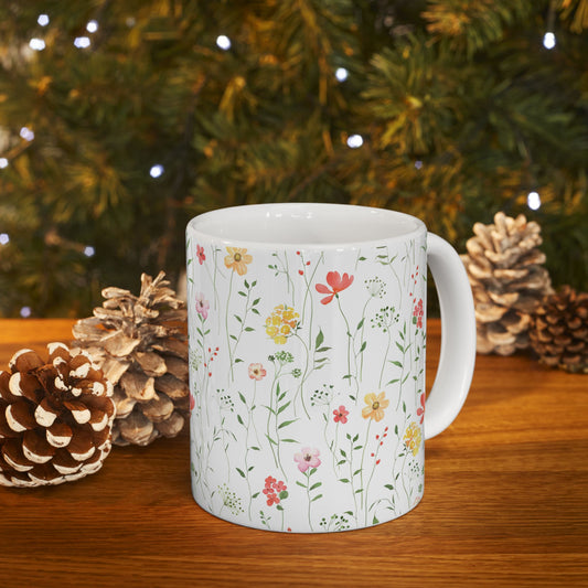 Floral Mug (11oz)