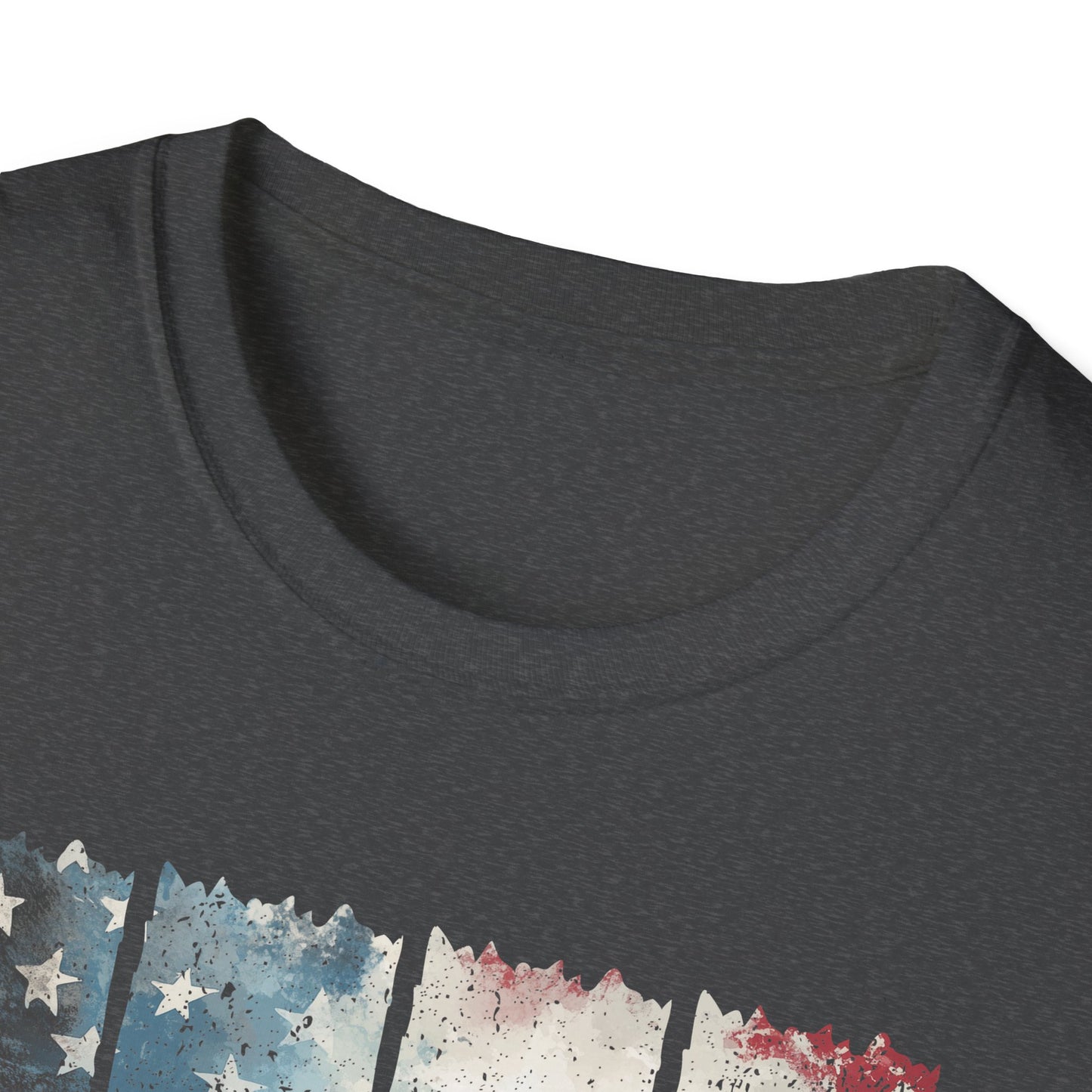 Jesus, Stars & Stripes Softstyle T-shirt