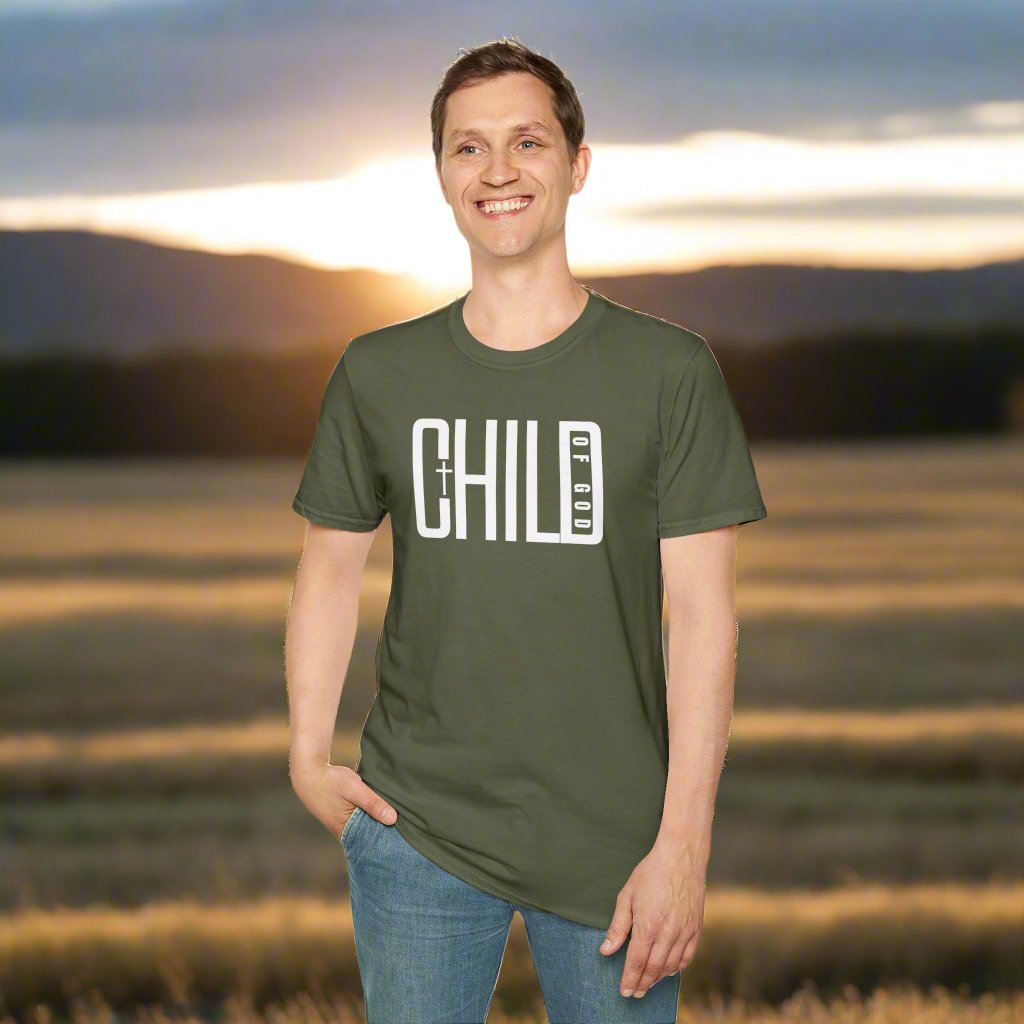 Child of God Softstyle T-Shirt-Dark