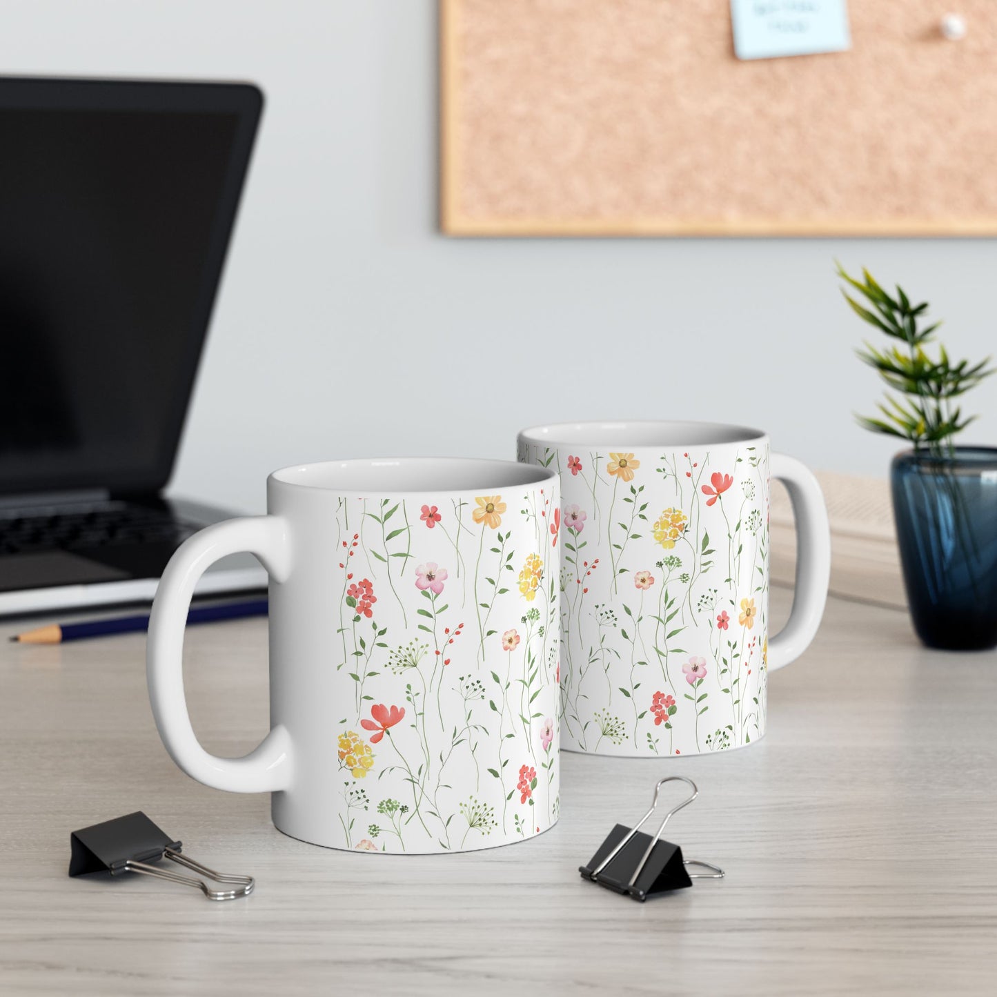 Floral Mug (11oz)