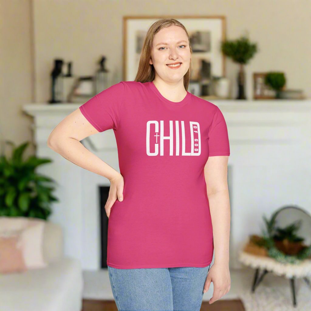 Child of God Softstyle T-Shirt-Dark