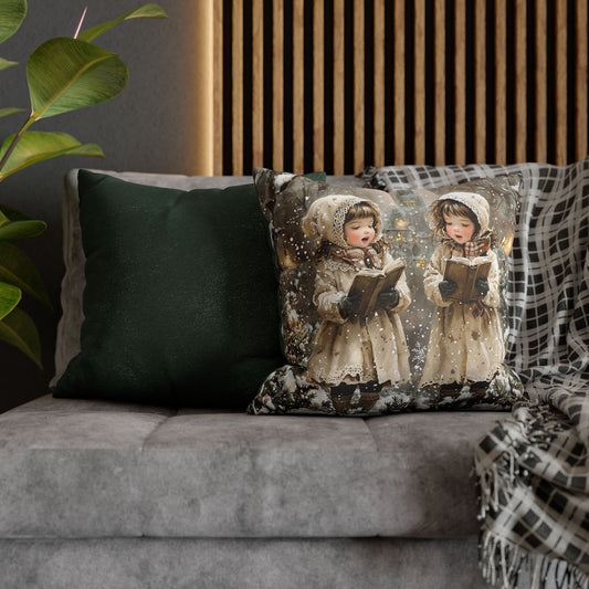 Angelic Carolers Series Pillow Cover #3