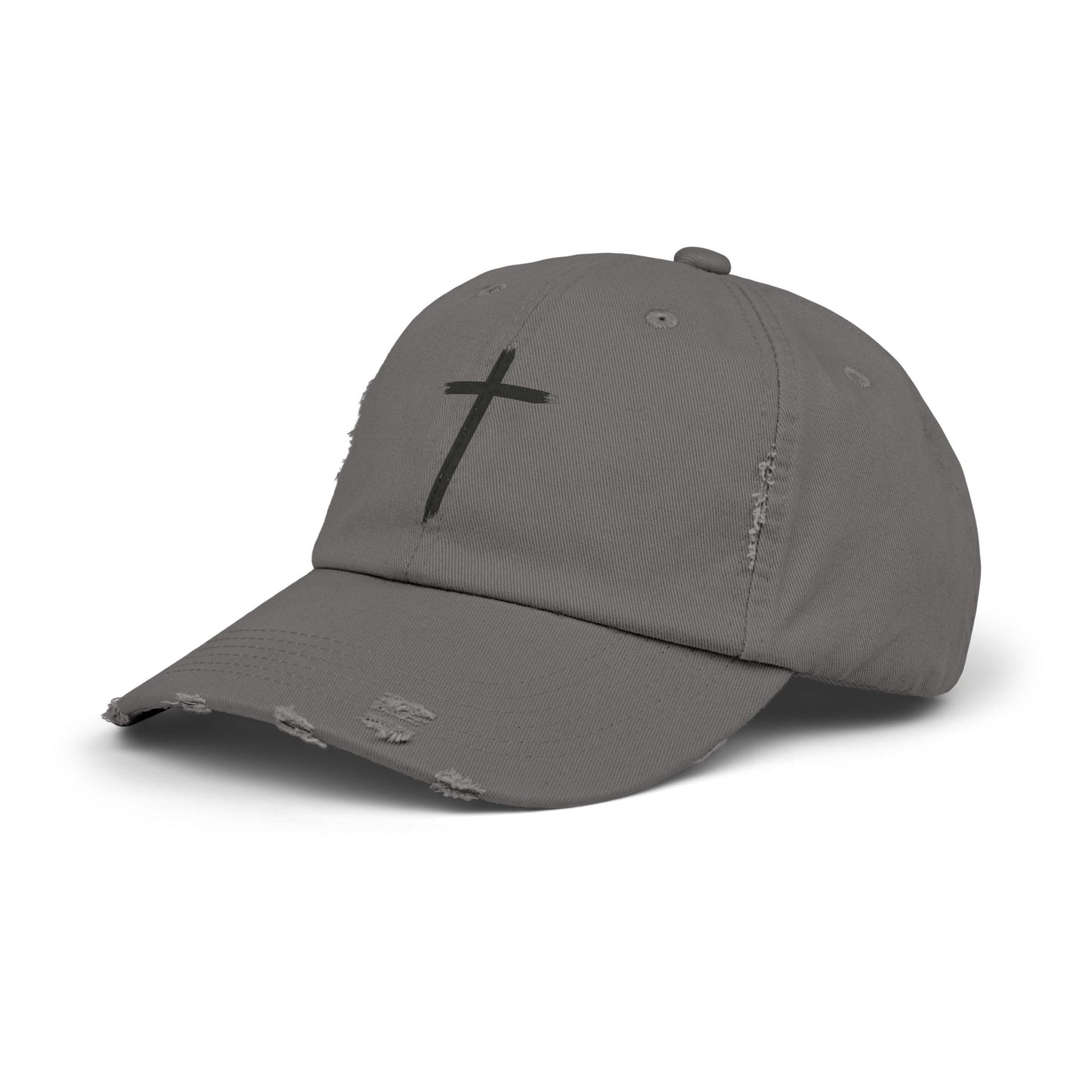 Brush Mark Cross Distressed Cap-Unisex