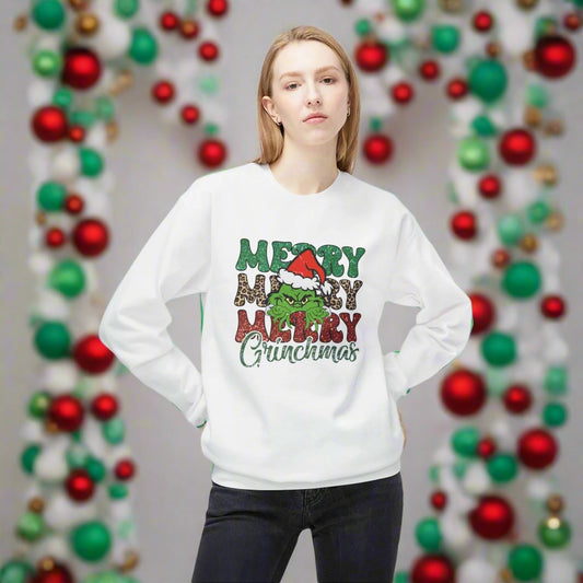 Merry Grinchmas Midweight Softstyle Sweatshirt