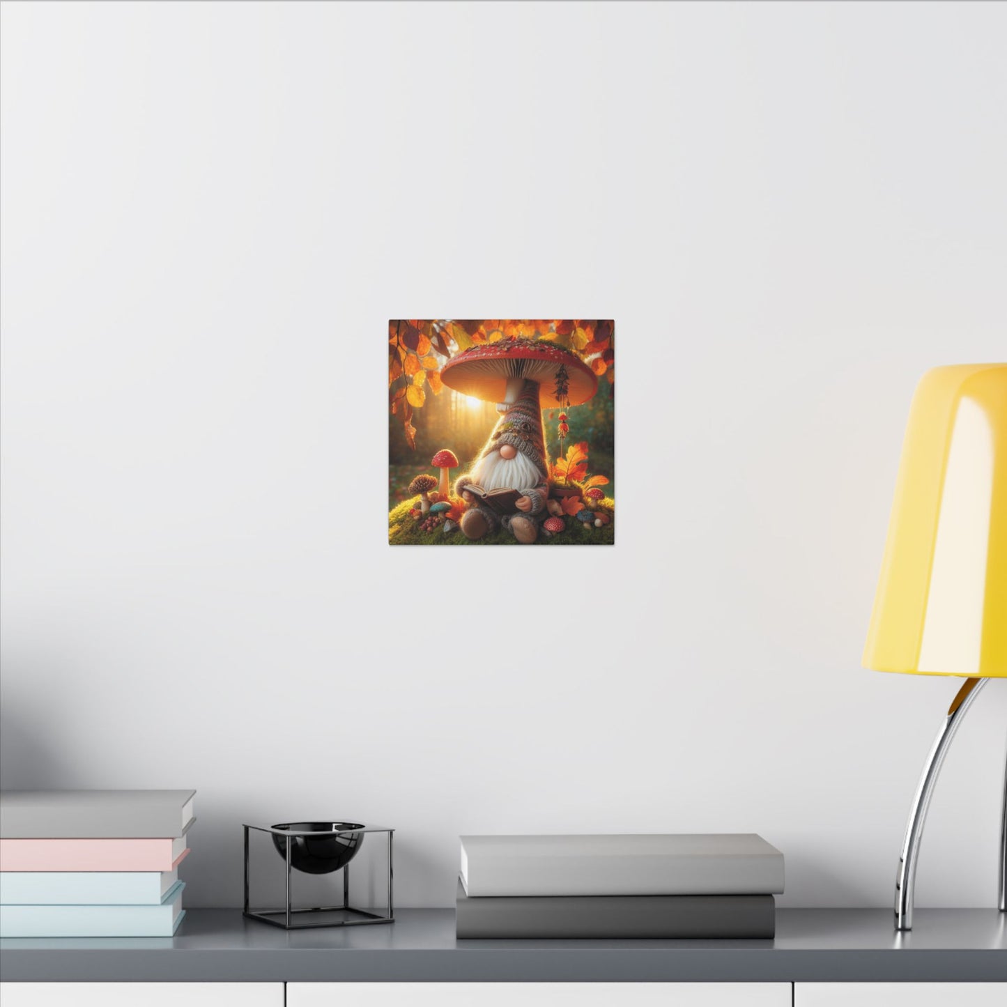 Autumn Gnome Canvas Wall Art