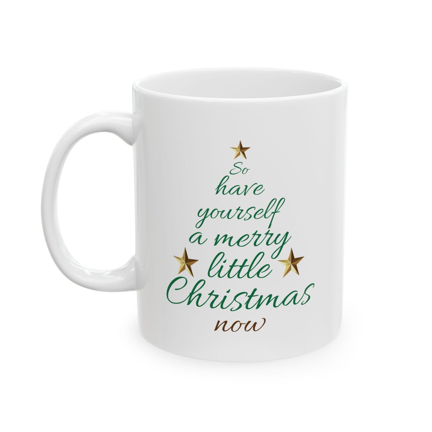 Merry Little Christmas Tree 11oz Coffee Mug