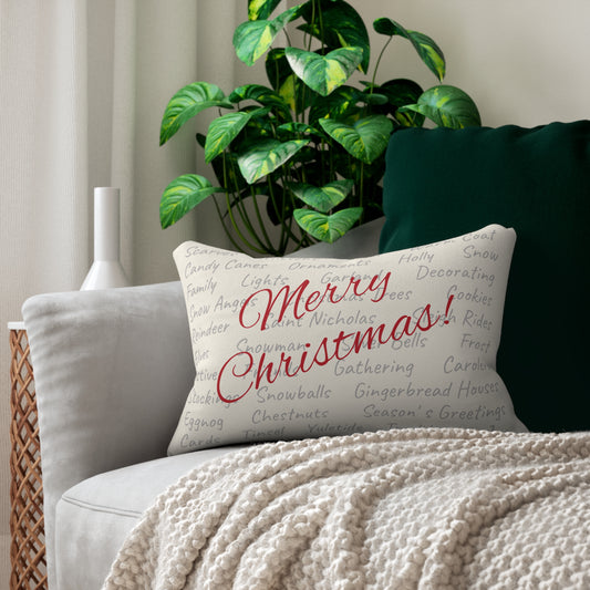 Christmas Favorites Lumbar Pillow