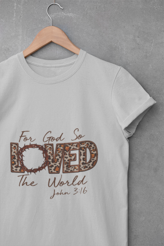 God So Loved Softstyle T-Shirt