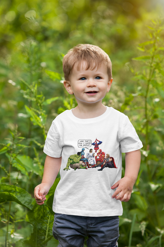 Jesus Saved the World Toddler T-Shirt