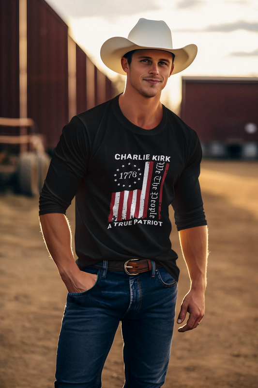 Charlie Kirk Long Sleeve Tee