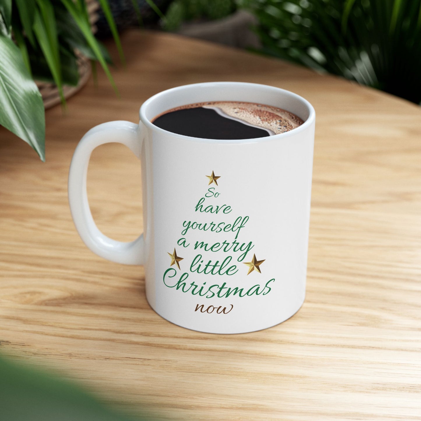 Merry Little Christmas Tree 11oz Coffee Mug