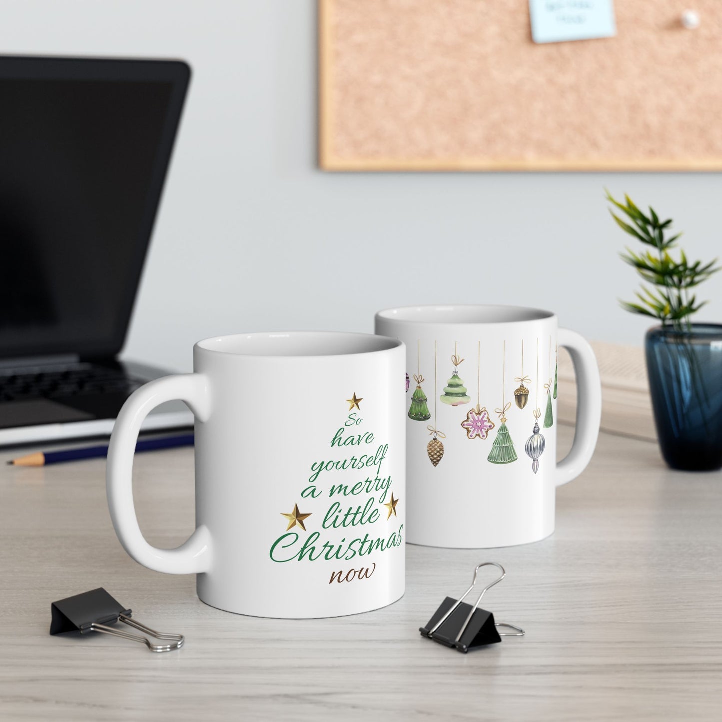 Merry Little Christmas Tree 11oz Coffee Mug