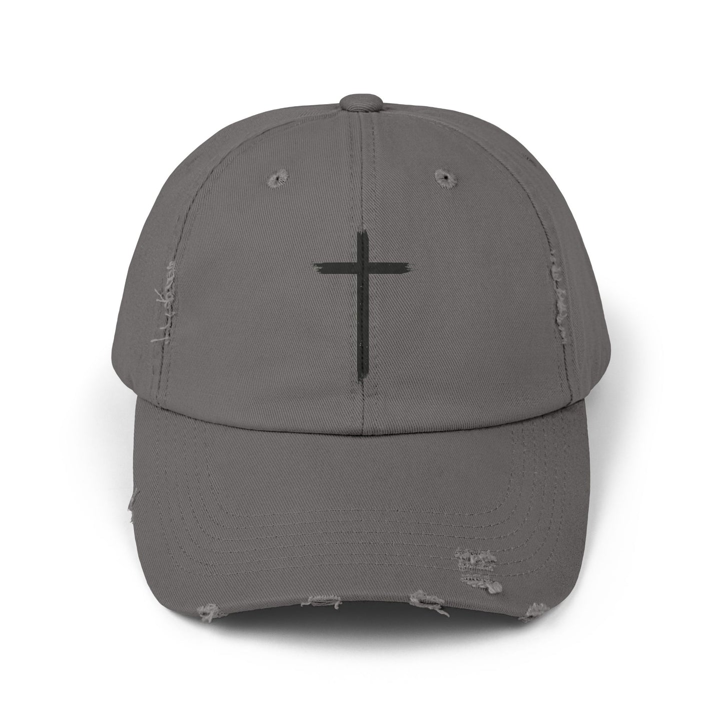 Brush Mark Cross Distressed Cap-Unisex