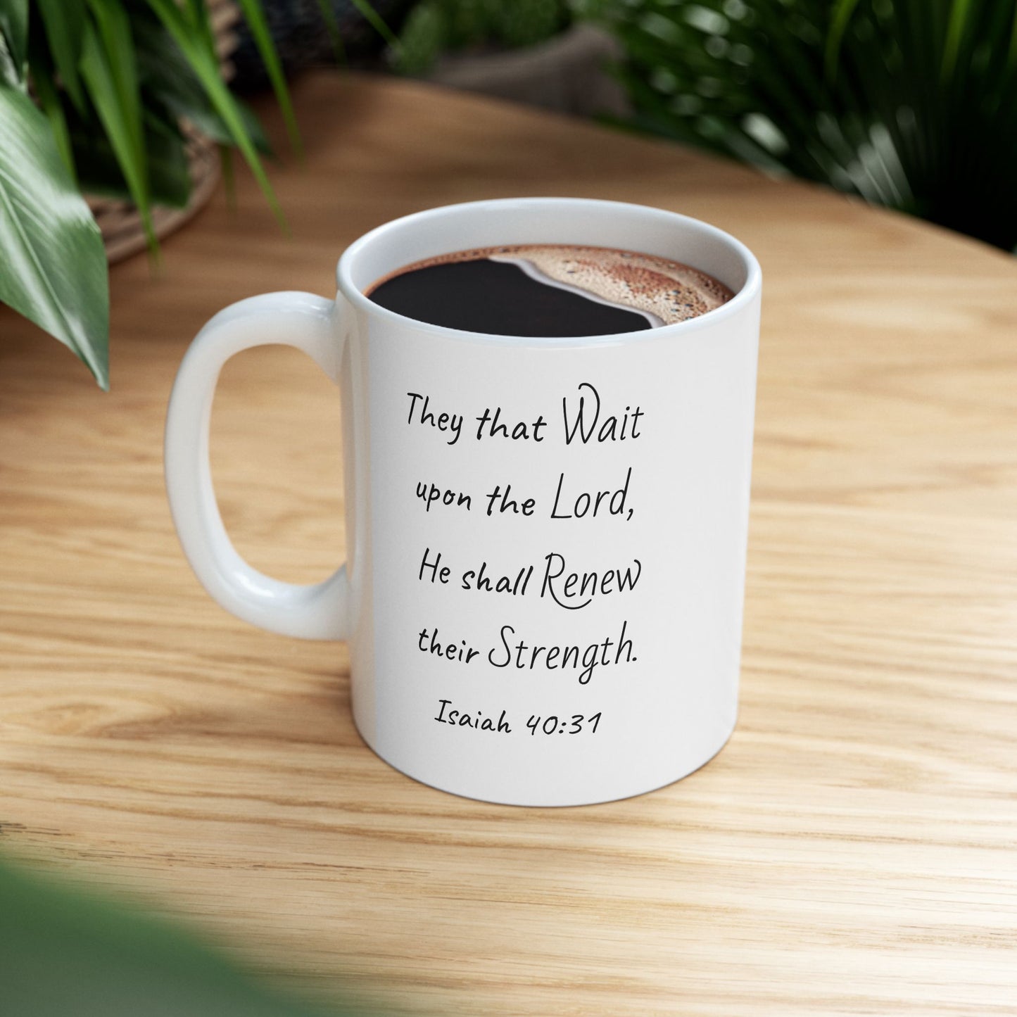 Isaiah 40:31 2 sided 11oz Mug