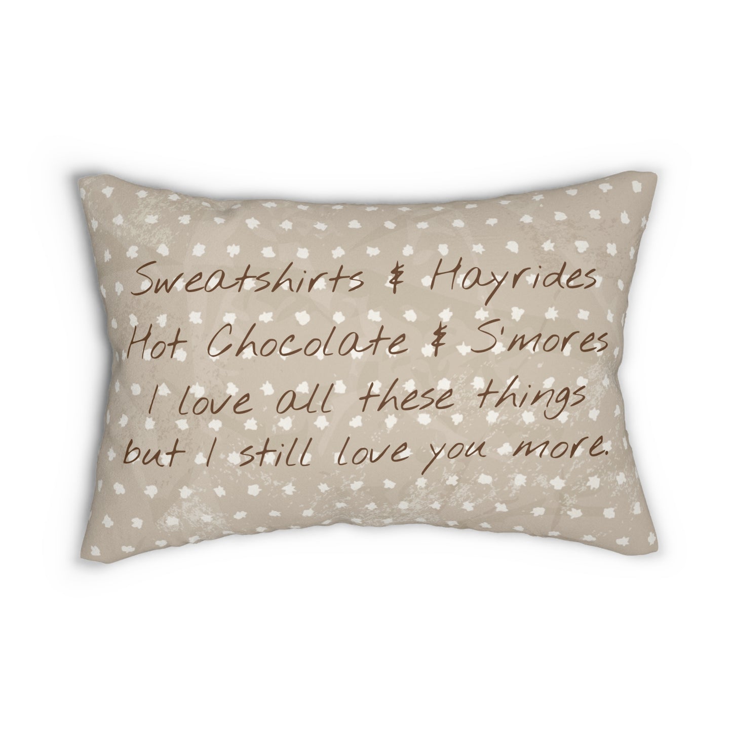 Sweatshirts & Hayrides 20"x14" Lumbar Pillow