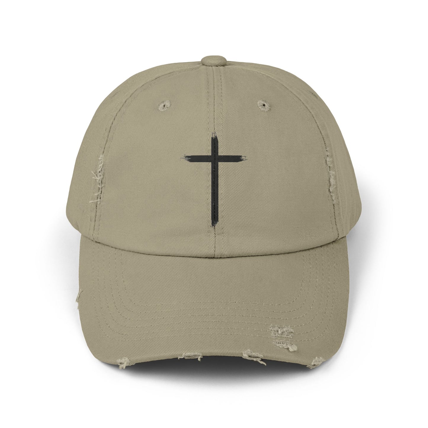 Brush Mark Cross Distressed Cap-Unisex