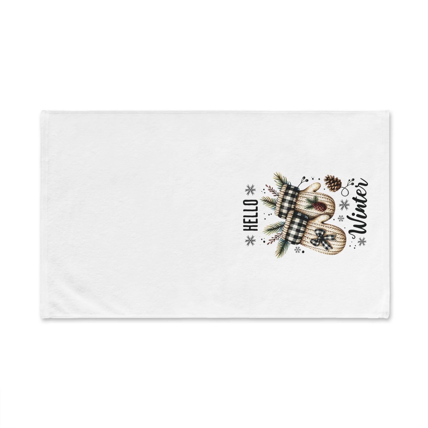 Winter Mittens Hand Towel