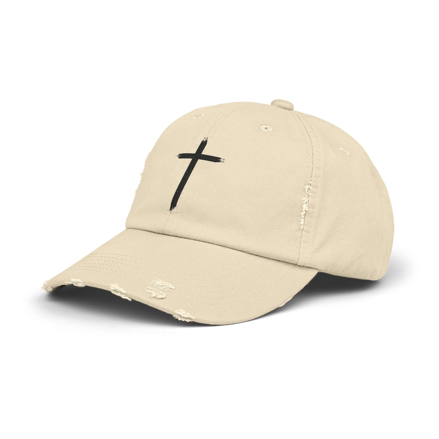 Brush Mark Cross Distressed Cap-Unisex