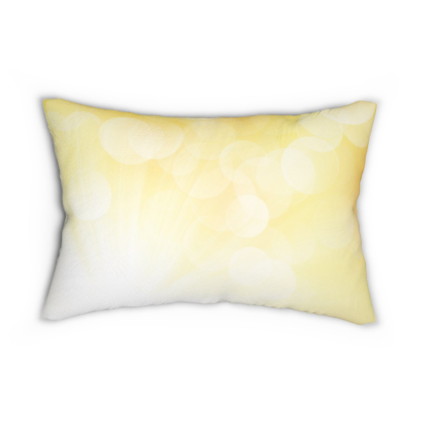 Birds & Berries-Yellow 20”x14 Lumbar Pillow