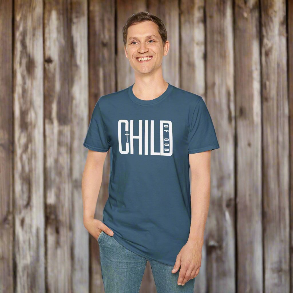 Child of God Softstyle T-Shirt-Dark