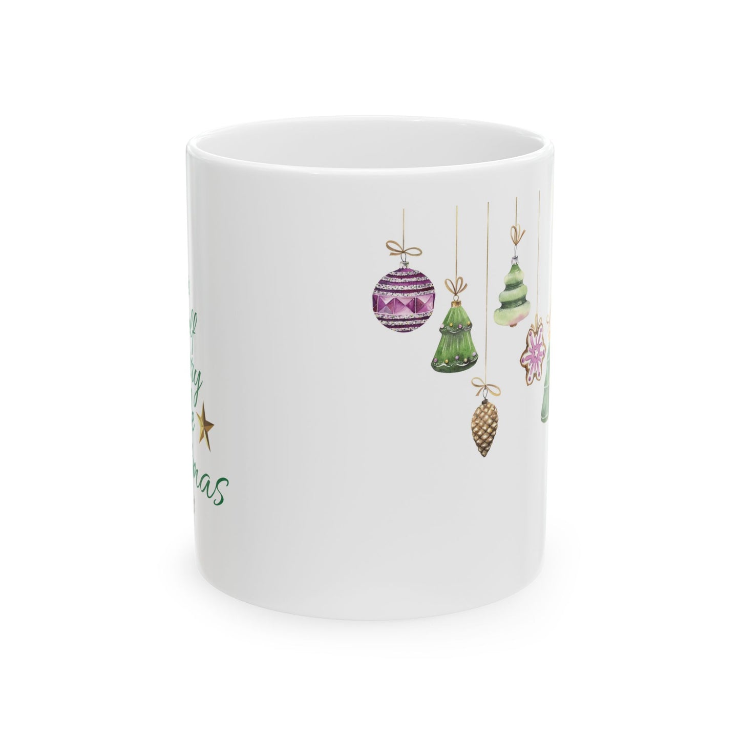 Merry Little Christmas Tree 11oz Coffee Mug