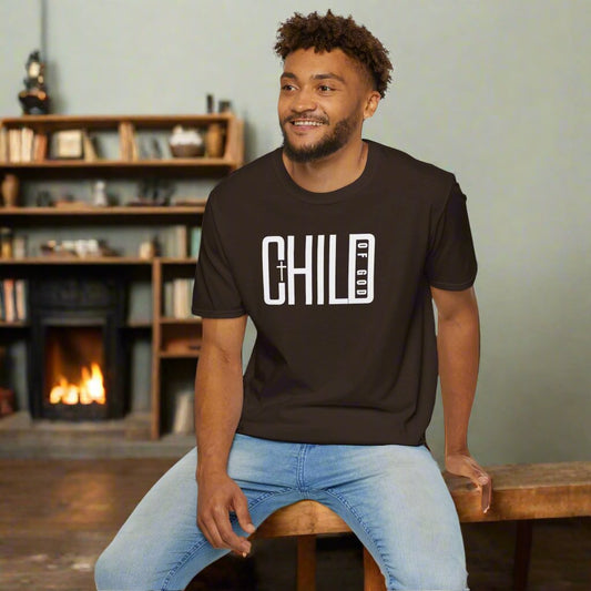 Child of God Softstyle T-Shirt-Dark