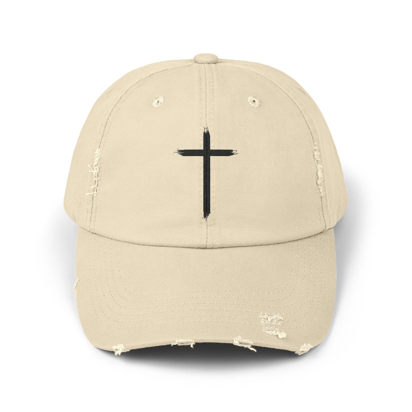 Brush Mark Cross Distressed Cap-Unisex