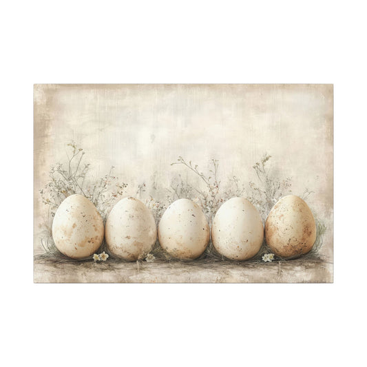 Speckled Egg Canvas Art