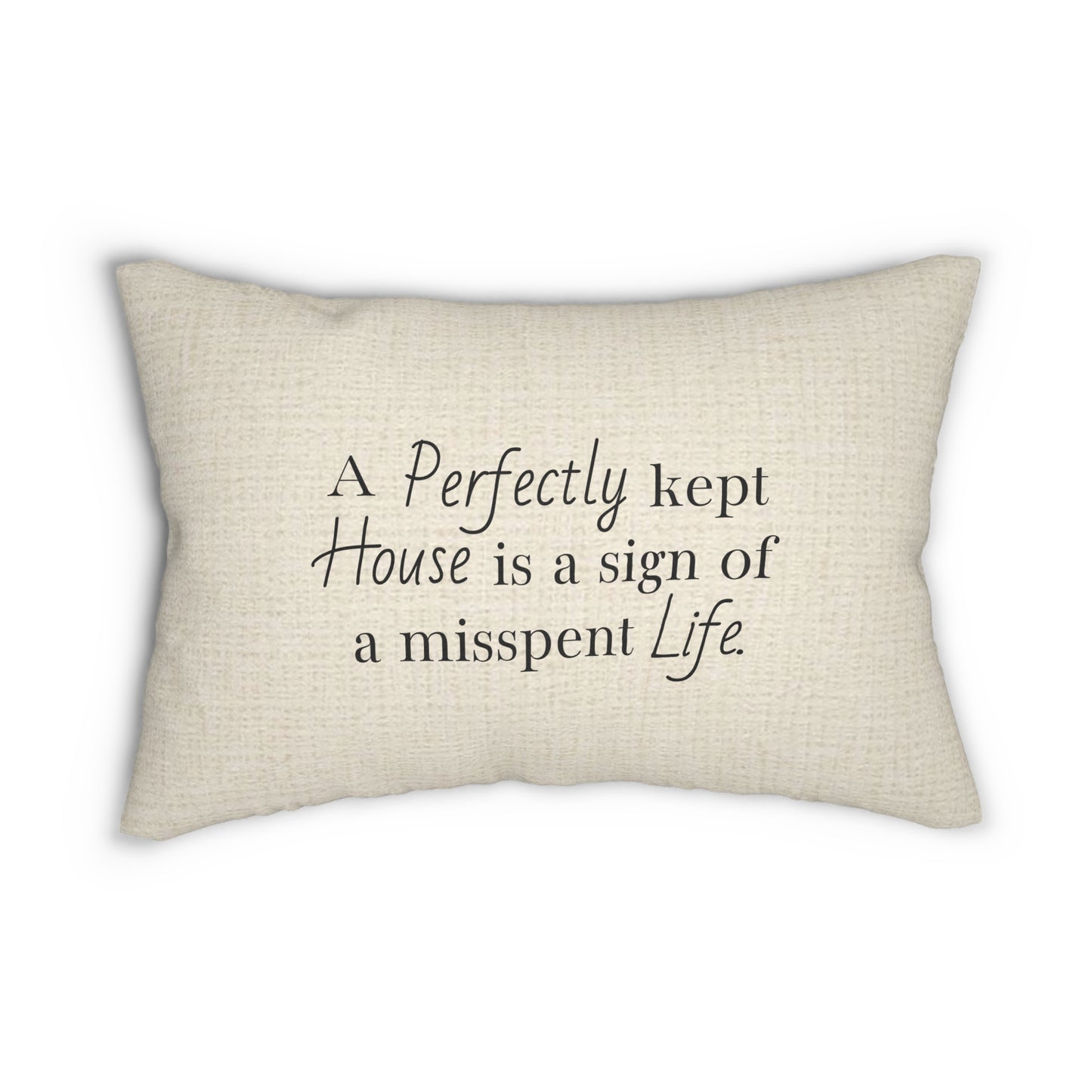 Perfect House 20"x14" Lumbar pillow