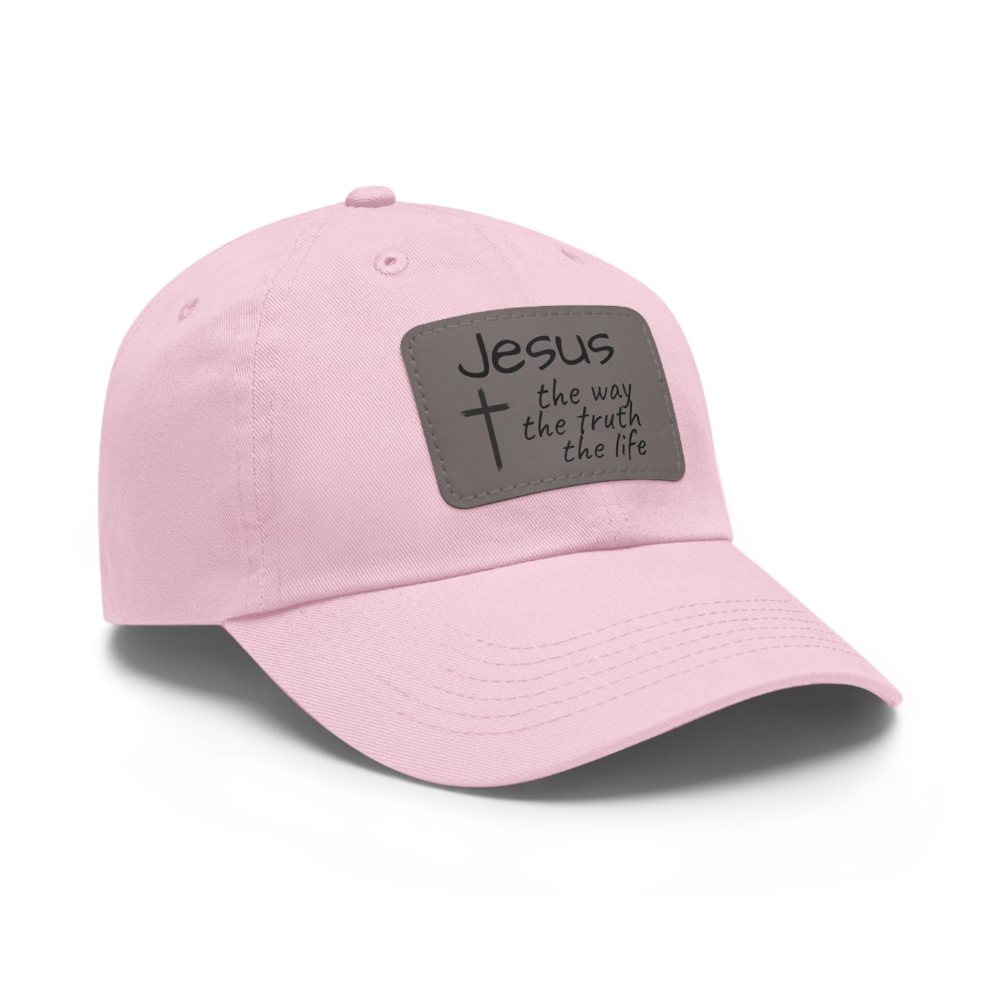 Jesus Is The Way- Cap with Leather Patch