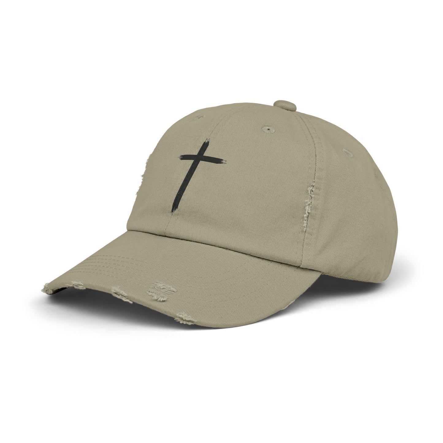 Brush Mark Cross Distressed Cap-Unisex